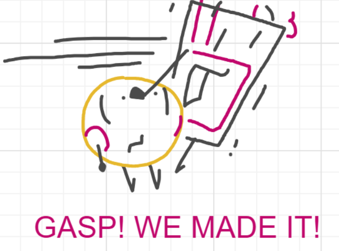 A panel from I've Been Everywhere, Man, episode nine of the Board Boards object show by Furretwalk/WalkingFurret.